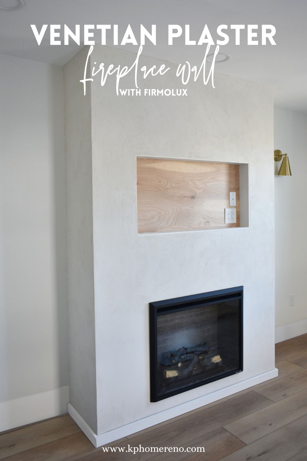 Introducing a Cozy Fireplace Accent Wall with Firmolux